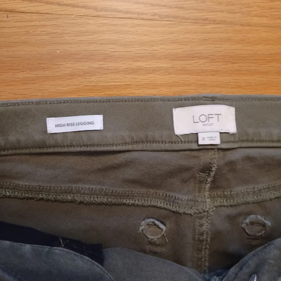 Loft pants high rise legging womens size 8 - Picture 5 of 6